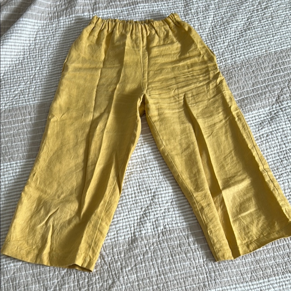 Siggi Clothier Butter Yellow Linen Pants